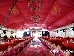 婚礼篷房：常熟苹果王厂区婚礼篷房