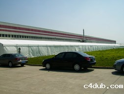 仓储帐篷：苏州爱美克空气过滤器仓储帐篷