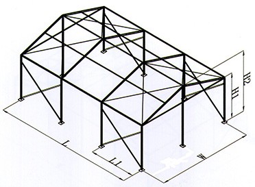 小跨度休闲篷房
